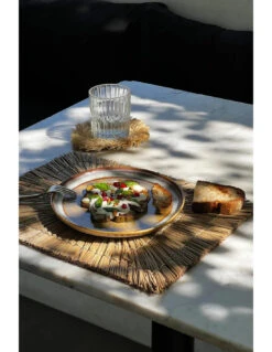 Set De Table En Alang-alang - Rectangulaire - Naturel -Magasin De Meubles De Qualité set de table en alang alang rectangulaire naturel 2