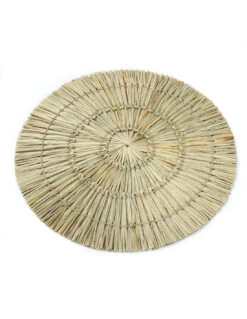 Set De Table En Alang-alang - Rond - Naturel