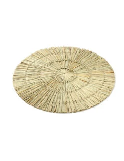 Set De Table En Alang-alang - Rond - Naturel -Magasin De Meubles De Qualité set de table en alang alang rond naturel 3