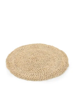 Set De Table En Herbe De Mer Rond - Naturel