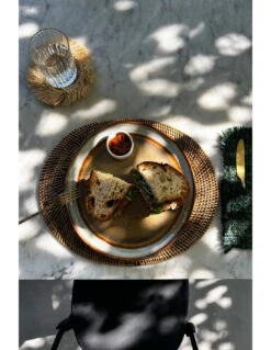 Set De Table Ovale Colonial - Marron Naturel -Magasin De Meubles De Qualité set de table ovale colonial marron naturel 2