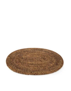 Set De Table Ovale Colonial - Marron Naturel