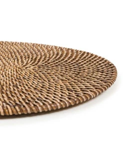 Set De Table Ovale Colonial - Marron Naturel -Magasin De Meubles De Qualité set de table ovale colonial marron naturel 3