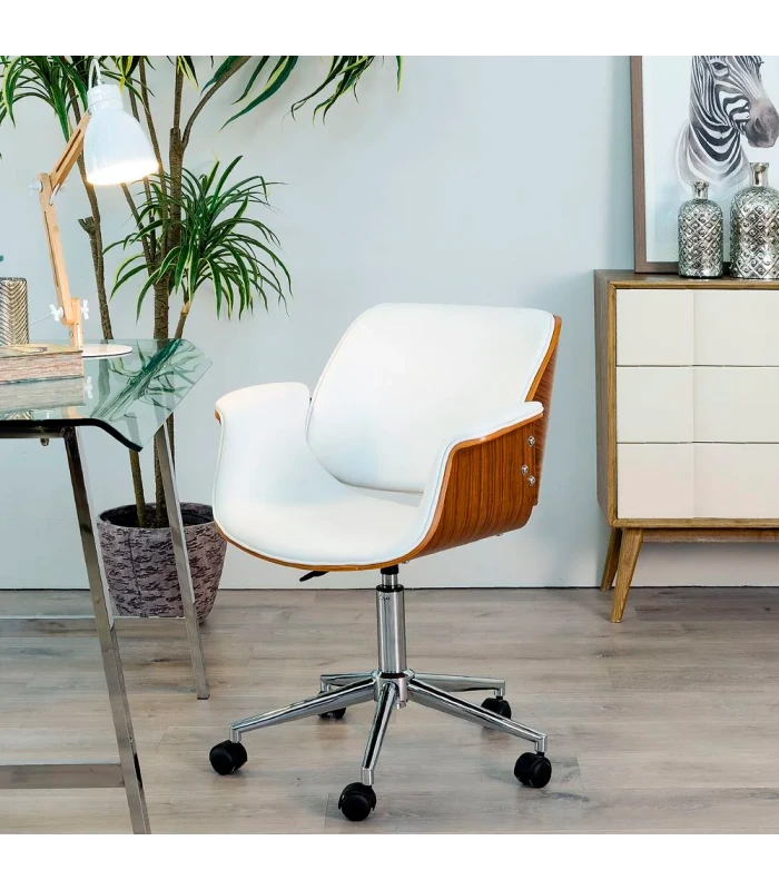 Siège De Bureau Cronos Blanc 2 Siège De Bureau Cronos Blanc – Image 2