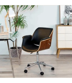 Siège De Bureau Cronos Noir -Magasin De Meubles De Qualité siege de bureau cronos noir 1