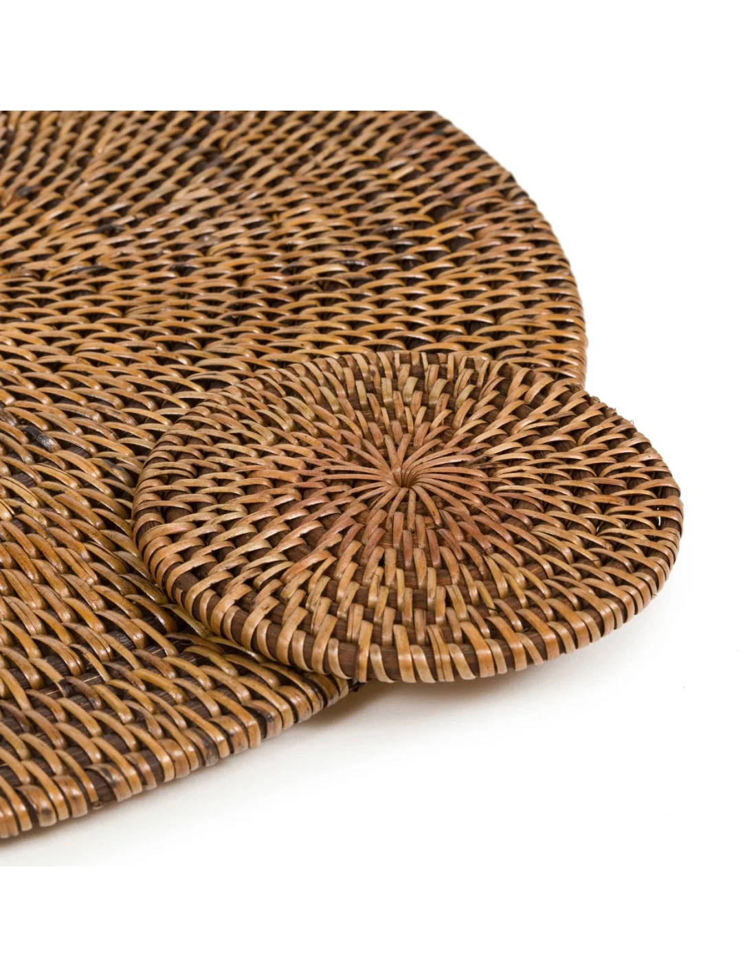 Sous-verre Colonial - Marron Naturel 4 Sous-verre Colonial - Marron Naturel – Image 4