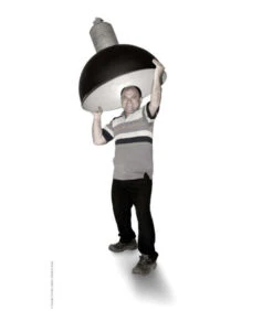 Suspension 78/80cm Lozz EXTRA LARGE Noir Mat -Magasin De Meubles De Qualité suspension 7880cm lozz extra large noir mat 2