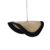 Suspension Nacho Naturel Bordure Noire 90cm