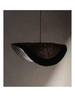 Suspension Nacho Naturel Bordure Noire 90cm -Magasin De Meubles De Qualité suspension nacho naturel bordure noire 90cm 2