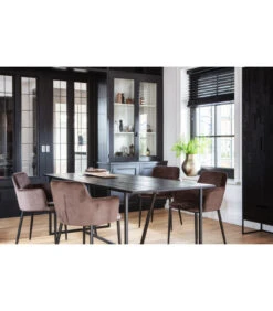 Table à Manger Silas Noir 220cm -Magasin De Meubles De Qualité table a manger silas noir 220cm 4