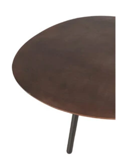 Table Basse En Aluminium/fer Marron De Grande Taille -Magasin De Meubles De Qualité table basse en aluminiumfer marron de grande taillej linej line 2