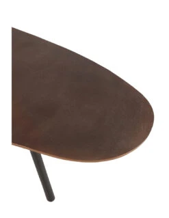 Table Basse En Aluminium/fer Marron De Grande Taille -Magasin De Meubles De Qualité table basse en aluminiumfer marron de grande taillej linej line 3