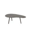 Table Basse En Aluminium/fer Noir Petite