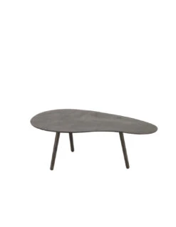 Table Basse En Aluminium/fer Noir Petite