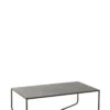 Table Basse En Métal Noir à Cadre Croisé