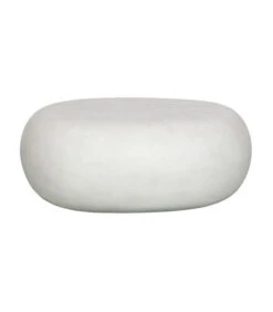 Table Basse Pebble Blanc 65cm Outdoor