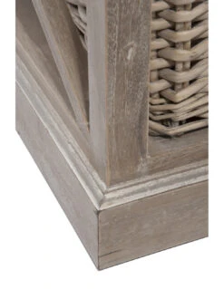 Table Basse Rh 2 étagère/panier En Bois Gris W -Magasin De Meubles De Qualité table basse rh 2 etagerepanier en bois gris wj linej line 5