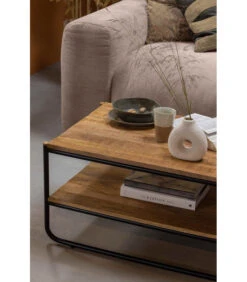 Table Basse Rikkie Manguier 120x51cm -Magasin De Meubles De Qualité table basse rikkie manguier 120x51cm 4