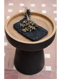 Table D'appoint De Rayu - Noir Naturel -Magasin De Meubles De Qualité table d appoint de rayu noir naturel 4