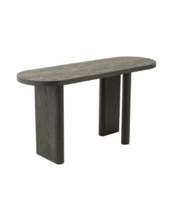 Table En Bois De Teck Noir