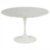 Table Marbella Ronde Blanche D120cm