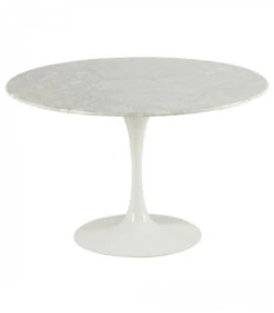 Table Marbella Ronde Blanche D120cm