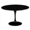 Table Marbella Ronde Noire D120cm