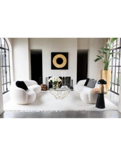 Table Moza Métal/Verre Or -Magasin De Meubles De Qualité table moza metalverre orj linej line 3