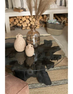 Table Racines Bois Noir -Magasin De Meubles De Qualité table racines bois noirj linej line 4