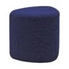 Tabouret Eve Tissu Bouclette Bleu Indigo