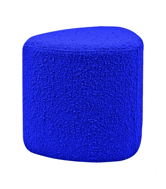 Tabouret Eve Tissu Bouclette Bleu 1 Tabouret Eve Tissu Bouclette Bleu