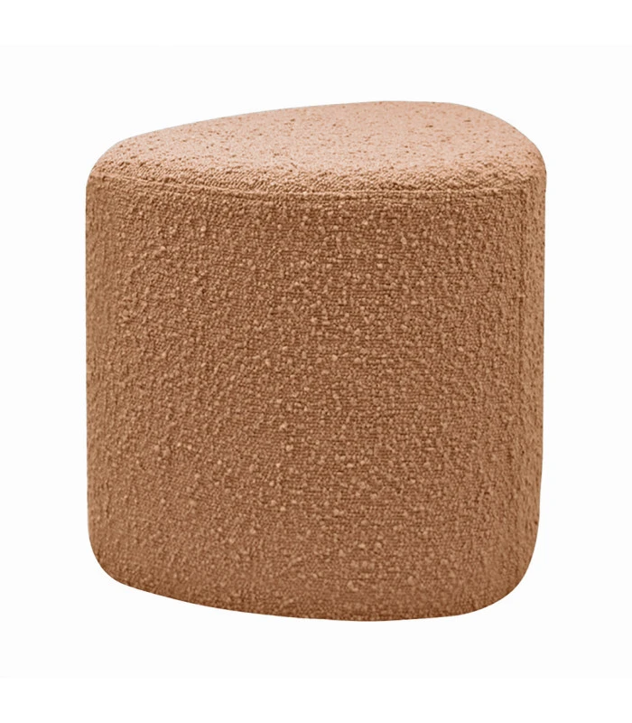 Tabouret Eve Tissu Bouclette Caramel 1 Tabouret Eve Tissu Bouclette Caramel