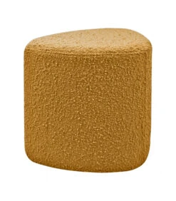 Tabouret Eve Tissu Bouclette Ocre