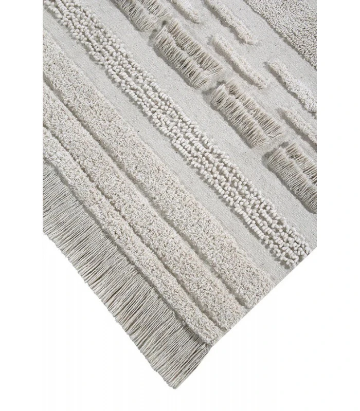 Lorena Canals Tapis Coton Air Naturel M 140 / 200 Cm Lavable En Machine 2 Lorena Canals Tapis Coton Air Naturel M 140 / 200 Cm Lavable En Machine – Image 2