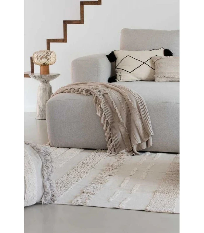 Lorena Canals Tapis Coton Air Naturel M 140 / 200 Cm Lavable En Machine 9 Lorena Canals Tapis Coton Air Naturel M 140 / 200 Cm Lavable En Machine – Image 9