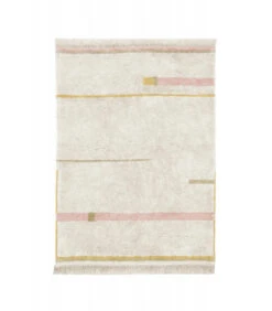 Lorena Canals Tapis Coton Lanes Nude M 140 / 200 Cm Lavable En Machine