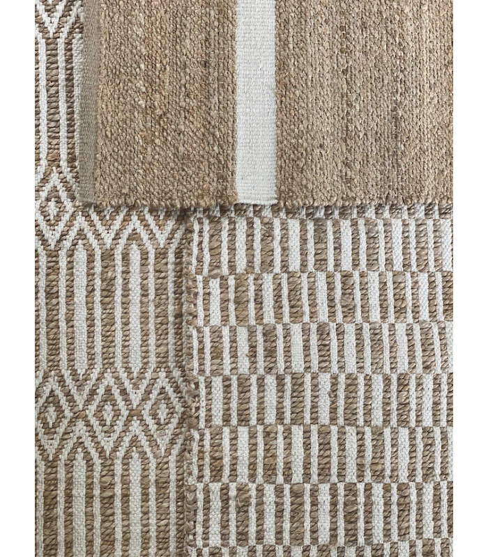 Tapis En Jute Minimaliste Blanc 120x170 2 Tapis En Jute Minimaliste Blanc 120x170 – Image 2
