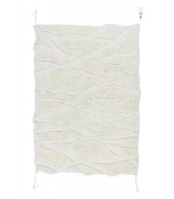 Lorena Canals Tapis Laine Enkan Ivoire 200/300 Cm Lavable En Machine