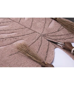 Lorena Canals Tapis Monstera Nude Coton 120/180 Cm Lavable En Machine -Magasin De Meubles De Qualité tapis monstera nude coton 120180 cm lavable en machine 11
