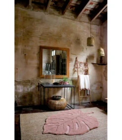 Lorena Canals Tapis Monstera Nude Coton 120/180 Cm Lavable En Machine -Magasin De Meubles De Qualité tapis monstera nude coton 120180 cm lavable en machine 6