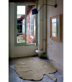 Lorena Canals Tapis Monstera Olive Coton 120/180 Cm Lavable En Machine -Magasin De Meubles De Qualité tapis monstera olive coton 120180 cm lavable en machine 9