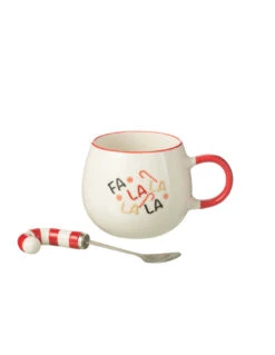 Tasse + Cuillère Dans Boîte Cadeau Céramique Rouge -Magasin De Meubles De Qualité tasse cuillere dans boite cadeau ceramique rouge 2