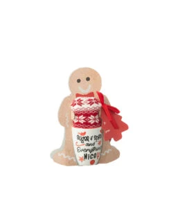 Tasse+Chaussettes Dans Boîte Cadeau Céramique Rouge