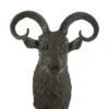 Tête De Chèvre En Aluminium Noir