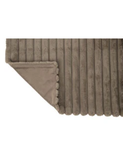 Plaid Corduroy Polyester Gris 5 Plaid Corduroy Polyester Gris -Magasin De Meubles De Qualité tissu a carreaux en velours cotele en polyester gris sourisj line 2