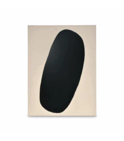 Toile En Lin Ovale L60 H80cm