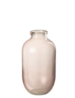 Vaas Bruni En Verre Rose Clair Grand