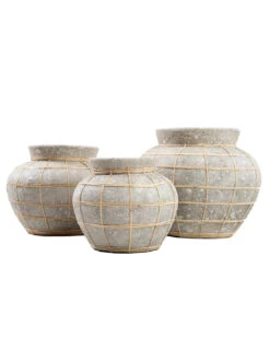 Vase Belly - Beton Naturel - S -Magasin De Meubles De Qualité vase belly beton naturel s 5