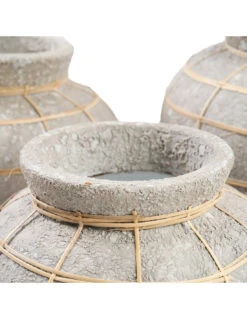 Vase Belly - Beton Naturel - S -Magasin De Meubles De Qualité vase belly beton naturel s 6