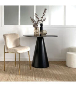 Vase Ceramic Long Noir -Magasin De Meubles De Qualité vase ceramic long noir 3